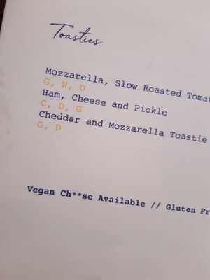 Toasties at Lucy's in Ardfern