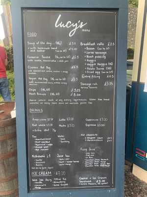 Menu  at Lucy's in Ardfern