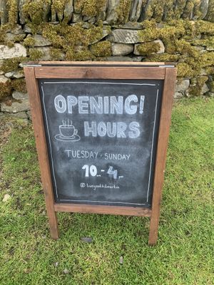Opening hours  at Lucy's in Ardfern