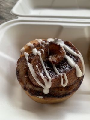 Vegan Cinnamon Bun  at Lucy's in Ardfern
