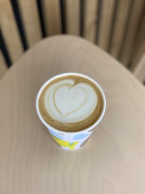 Oat milk latte  at Split Coffee Roasters in Split