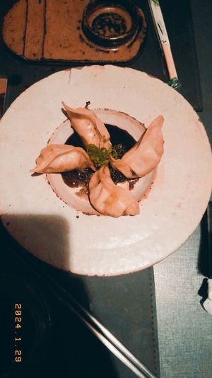 gyoza de legumes 🥟 #Veganuary at Japa at Home in Natal