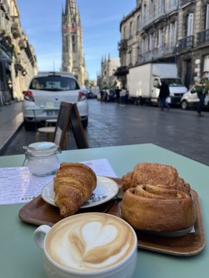 Delicious vegan pastry  at Michel MaBelle in Bordeaux