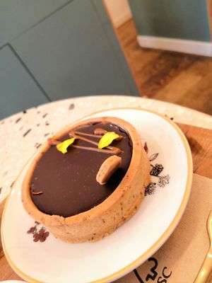 Tarte au Chocolat at Michel MaBelle in Bordeaux