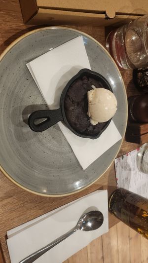 Vegan cookie dough and vanilla ice cream at Wildwood in Plymouth