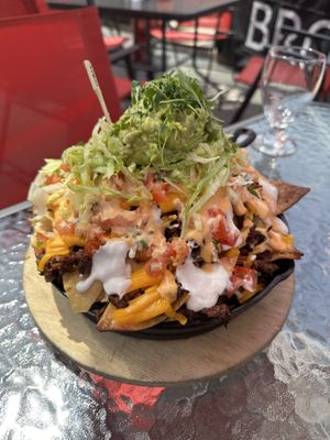 Jackfruit nachos  at Brooklyn Organic Kitchen in Mahopac