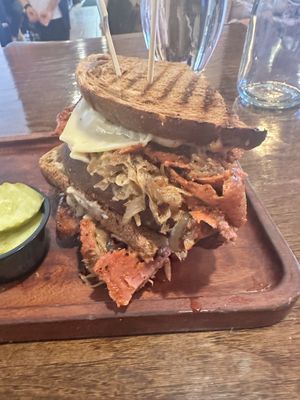 Vegan Reuben   at Brooklyn Organic Kitchen in Mahopac