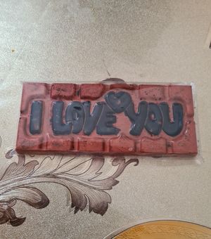 I Love You chocoladereep puur at BoBo's Bonbons in Terheijden