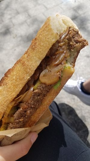 Terrine like sandwich at Eve, la sandwicherie végétale in Paris