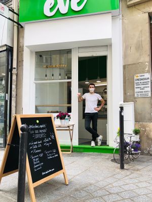 #sandwichvegan at Eve, la sandwicherie végétale in Paris