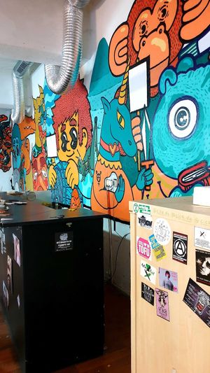 Fabrika Avtonomia inside, 2020 at Fabrika Avtonomia in Sofia