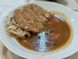 Japanese curry with cutlet at The Vegan Plate in Tainan
