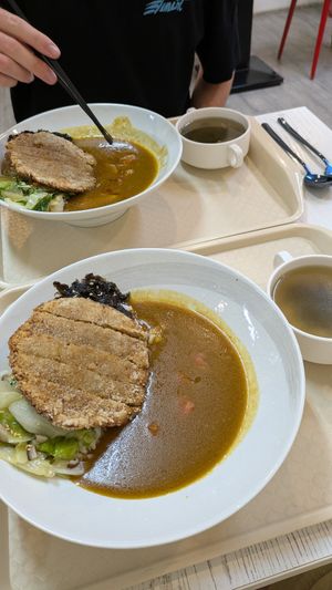 Curry with rice! $150 at The Vegan Plate in Tainan