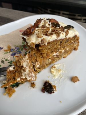 carrot cake   at Coffe am Carlsplatz in Dusseldorf