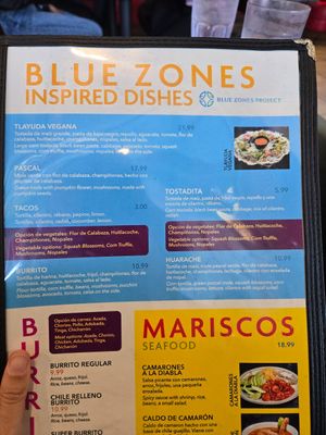 Vegan options at Culturas Hidalgo y Oaxaca Restaurant in Salinas