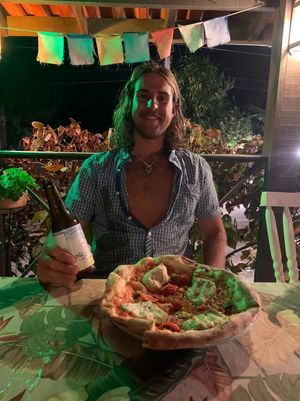 Been here multiple times. Best vegan Pizza ever. at Magia Cantina Vegana in Santa Catarina