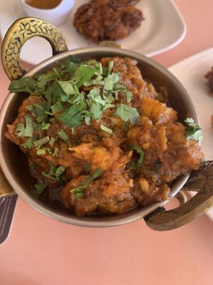 Aloo ghobi - side dish size  at Indian Aroma in Lanzarote