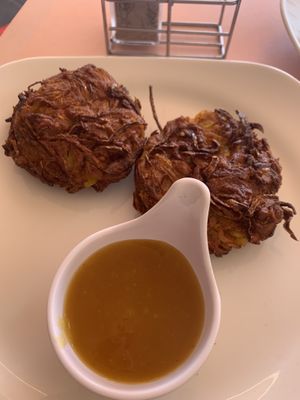 Onion bhaji  at Indian Aroma in Lanzarote