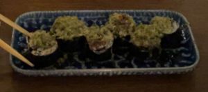 Sushi appetizer at Asianbox  in Oslo