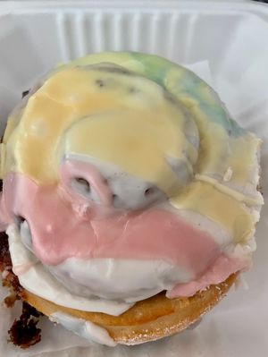 Giant Pride Cinnamon Roll at Infinity Room in Salem