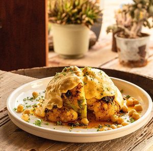 Baked Cauliflower 🫠 at El Tapeo in Puerto Penasco