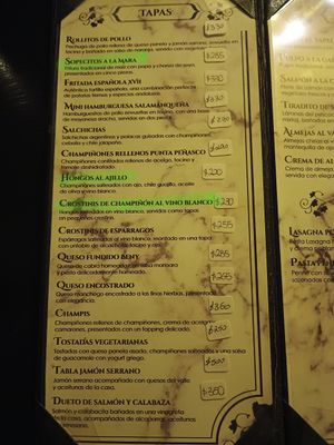 Vegan options 🌱💚 at El Tapeo in Puerto Penasco