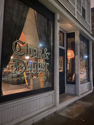 Outside at Cloak & Dagger in Cleveland