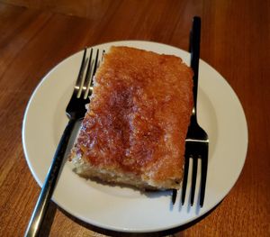 lemon olive oil coffee cake -- from Burial Grounds Bakery at Cloak & Dagger in Cleveland