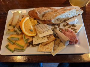 Mimosa board at Cloak & Dagger in Cleveland