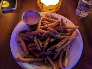French fries at Cloak & Dagger in Cleveland