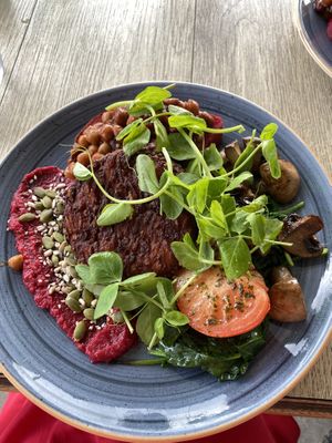 Vegan feast  at Earthbound Bowra in Nambucca Heads