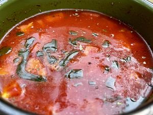 tomato soup   at La Leyenda de L'Antico Forno in Puerto Viejo De Talamanca