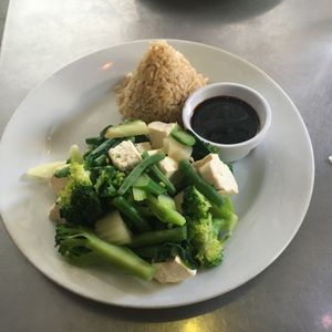 Vegan dish at Spice in New York City