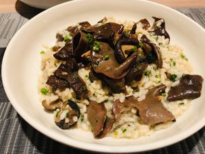 Vegan Mushroom risotto  at Melia Ho Tram Beach Resort in Ho Tram