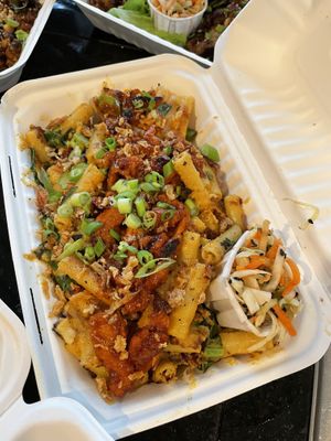 mac & curls at Planted PDX in Portland