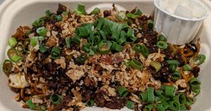 Yakisoba Noodles at Planted PDX in Portland