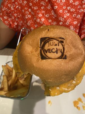 Burger  at Just Vegan - Marina Walk Pearl in Dubai