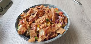 Fattoush #Veganuary at Just Vegan - Marina Walk Pearl in Dubai