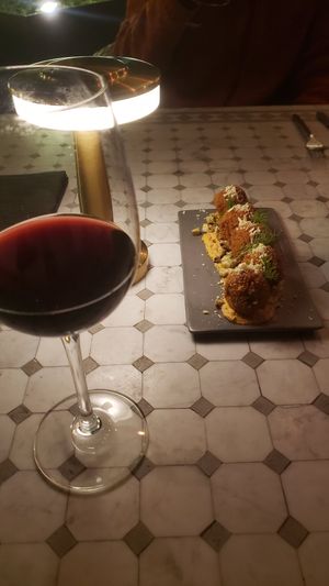 Croquetas de elote ! at Fatima 7 Rooftop in San Miguel De Allende