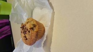 vegan pb muffin!  at Maggie's in Lincoln