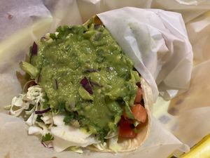 Vegan taco, Nick’s way at Nick's Crispy Tacos in San Francisco