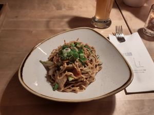 Tibi noodles at Frau Li in Munich