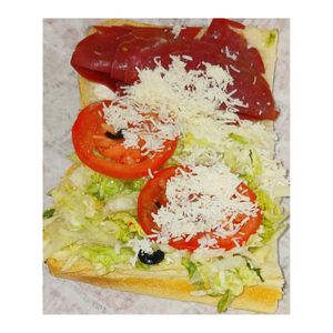 Vegan Italian Half Grinder at Nardelli's Grinder Shoppe in Southington