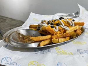Truffle Cheese Fries at 404Plant in Hong Kong Island