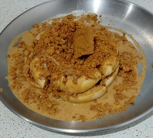 Triple biscoff Bagel 三重焦糖餅乾貝果 (29/4/2023 will be their last day.) at 404Plant in Hong Kong Island