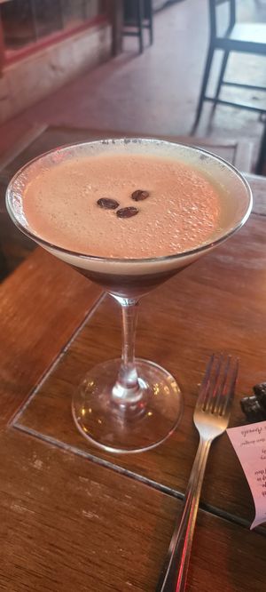 Espresso martini on point! at Snapdragon in Vashon Island