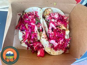 Cauliflower tacos  at Snapdragon in Vashon Island