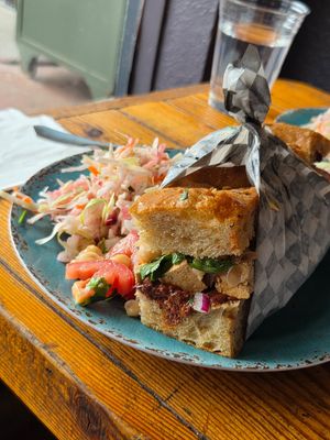 Sandwich at Snapdragon in Vashon Island