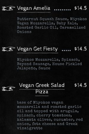 Menu at Corvo Bianco Wood Fired Cookery in Dunedin