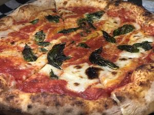 Vegan Margareets  at Corvo Bianco Wood Fired Cookery in Dunedin